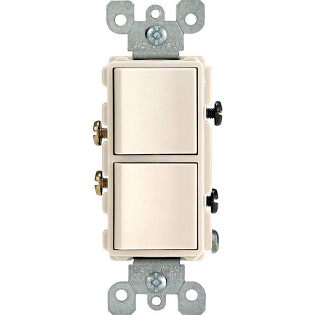 LEVITON Switch 2Sp Grnd 15A Ltal 05634-0TS